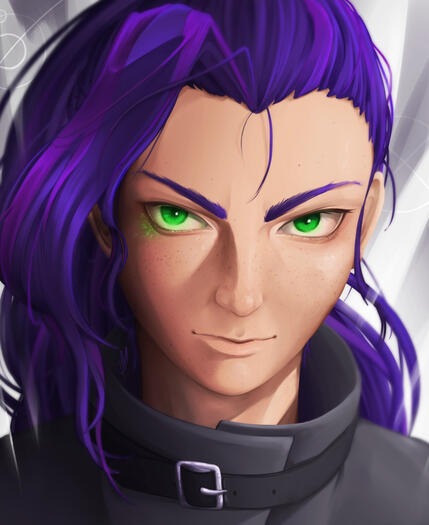Character line + painted Character line + painted